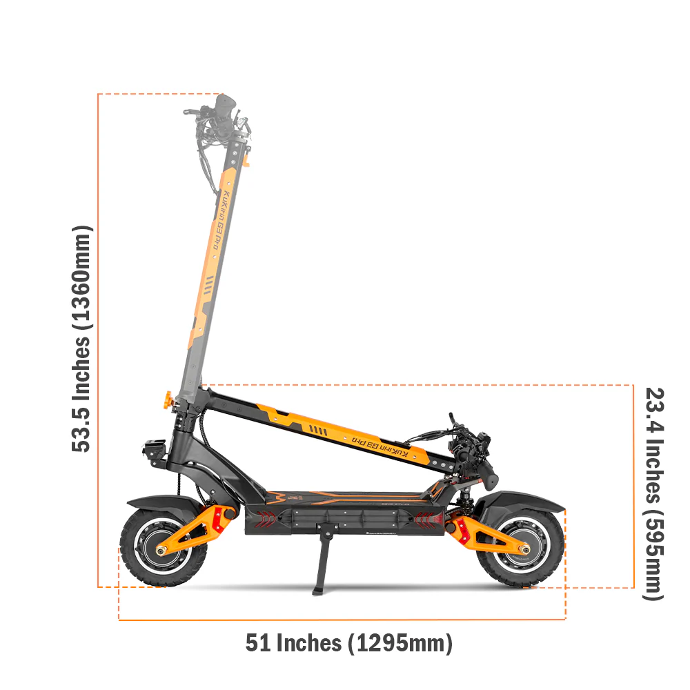 KUKIRIN G3 Pro Electric Scooter | Dual 1200W Powerful Motor | 65KM/H Max Speed - Image 9