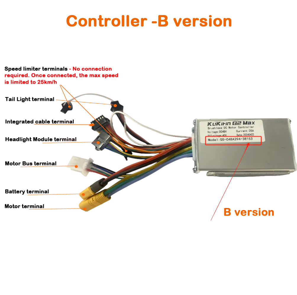 Spare Parts for KUKIRIN G2 Max Electric Scooter - Image 40